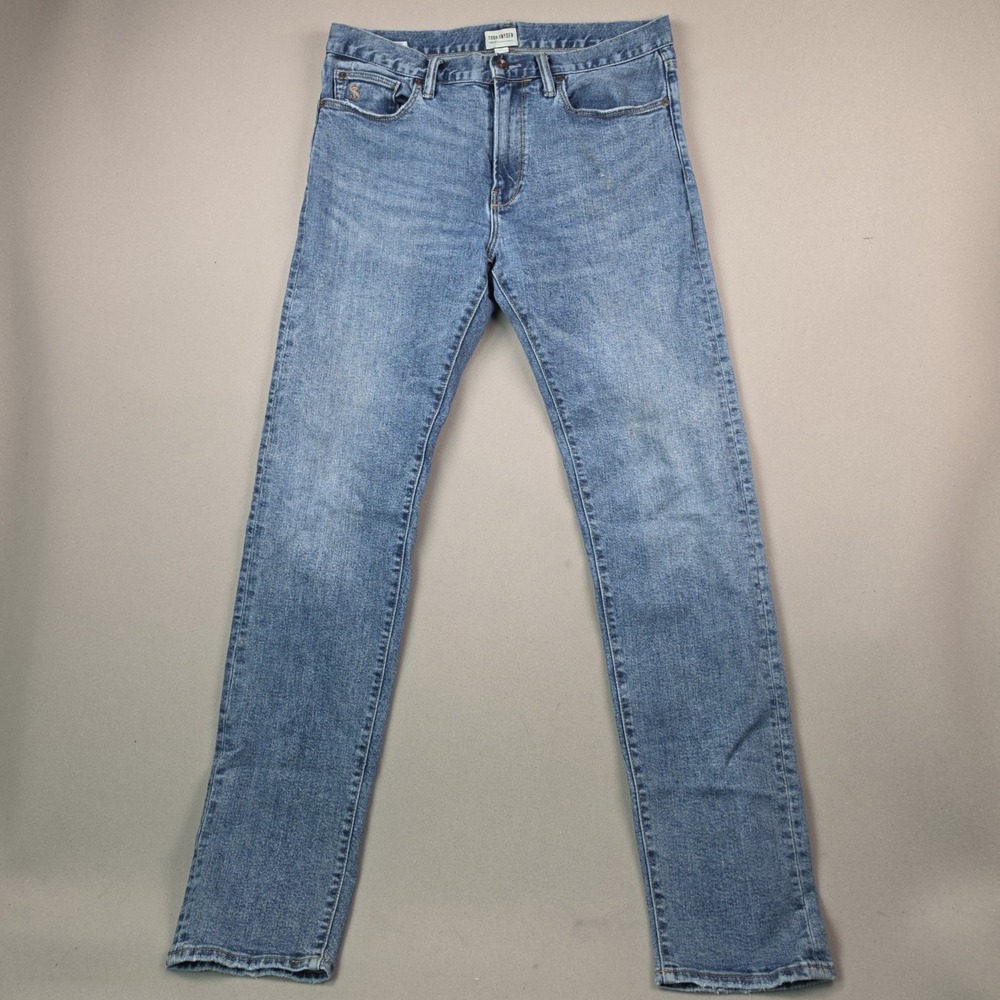 Todd Snyder Light Blue Straight Jeans 32x34